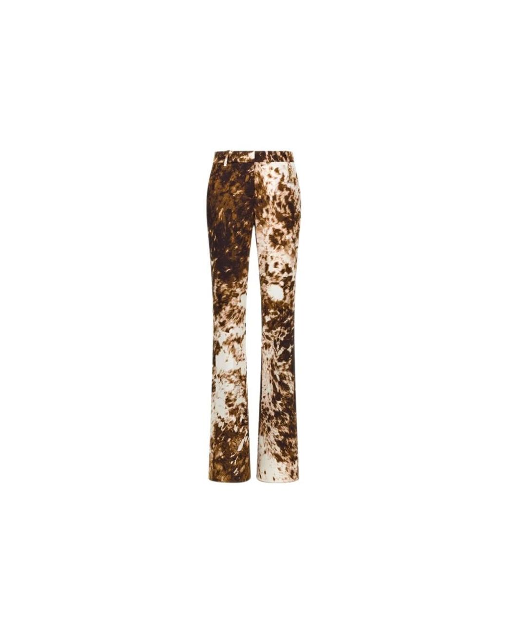Roberto Cavalli Brown Wide Trousers