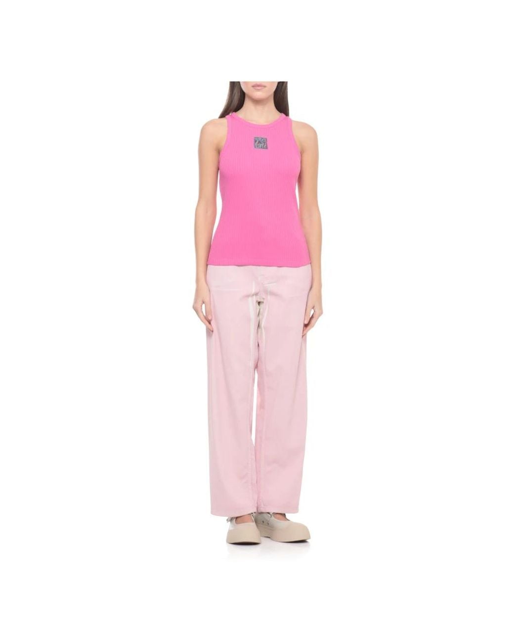 Marni Pink Sleeveless Tops