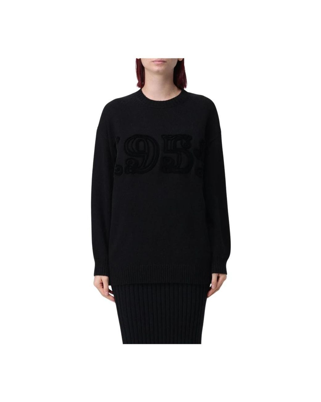 Max Mara Black Cashmere Knitwear