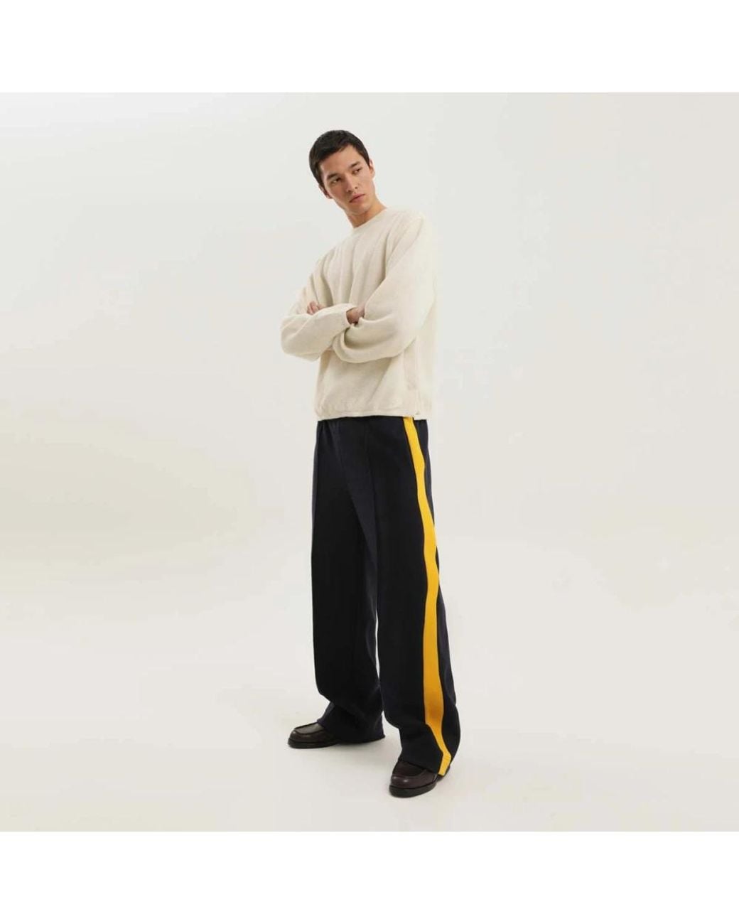 1989 STUDIO Natural Round-Neck Knitwear for men