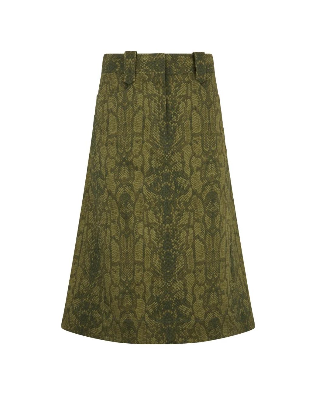 Alberta Ferretti Green Midi Skirts