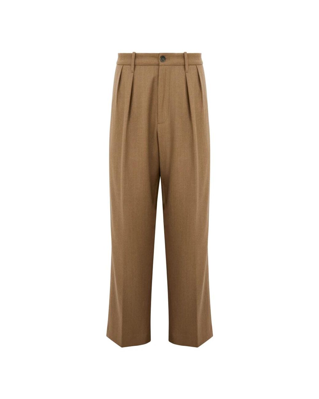 Nine:inthe:morning Natural Straight Trousers for men