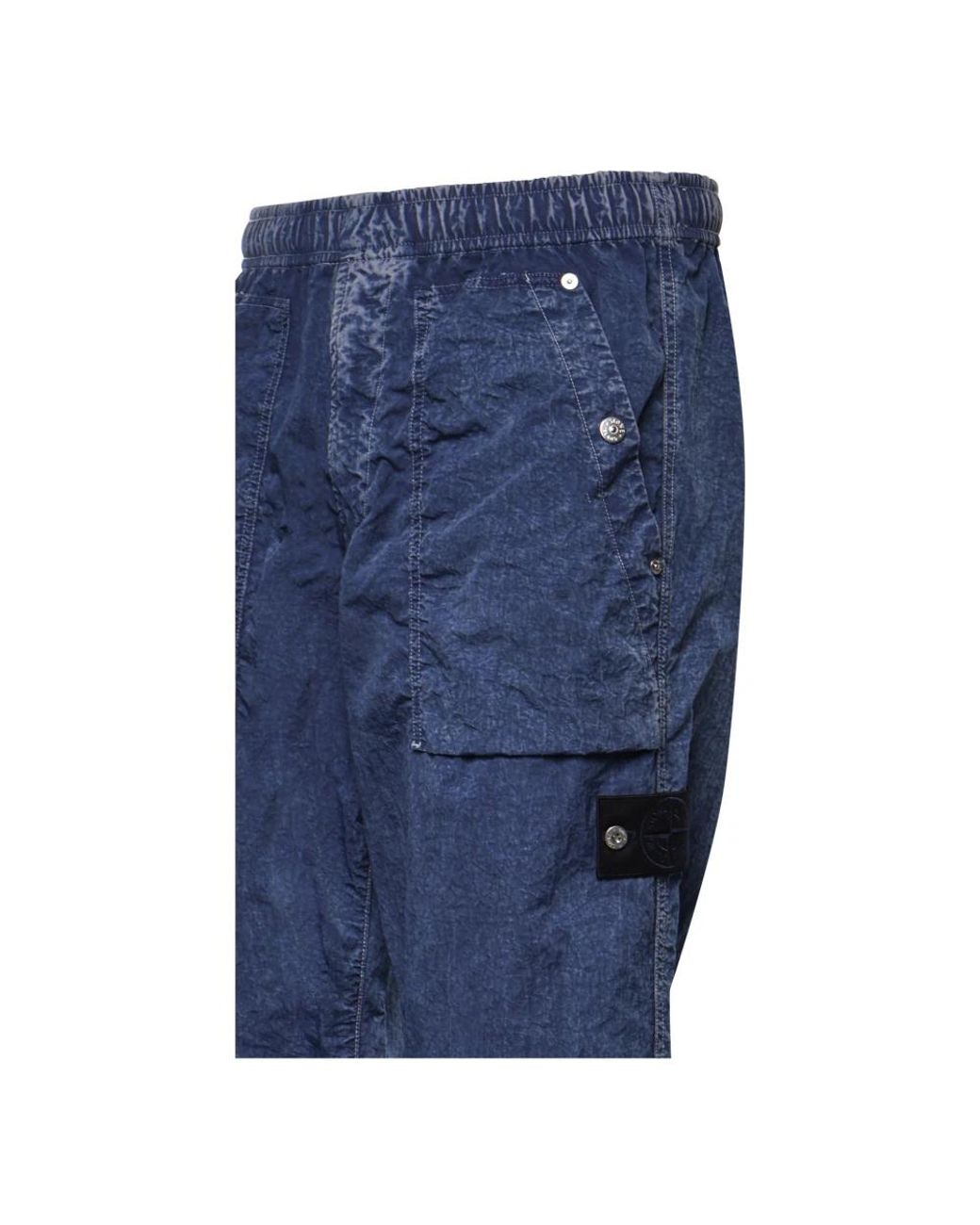 Stone Island Blue Straight Jeans for men