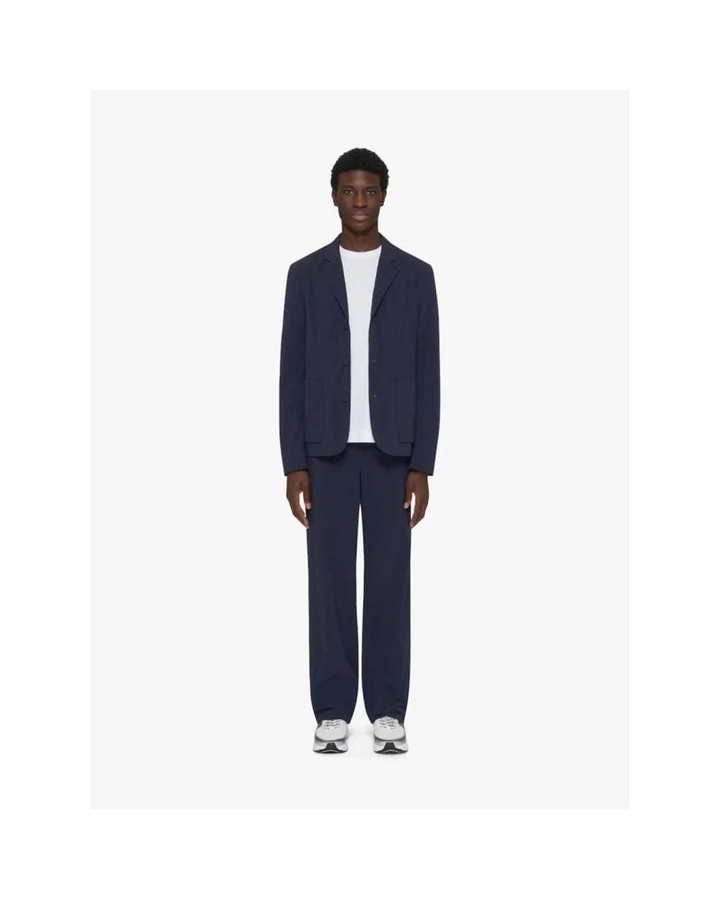 Givenchy Blue Straight Trousers for men