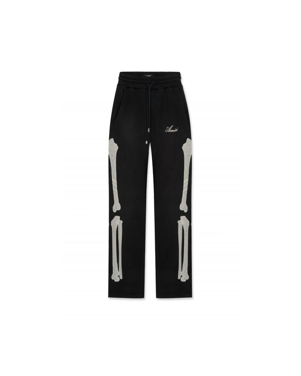 Amiri Bones Oversized Sweatpant in het Black voor heren