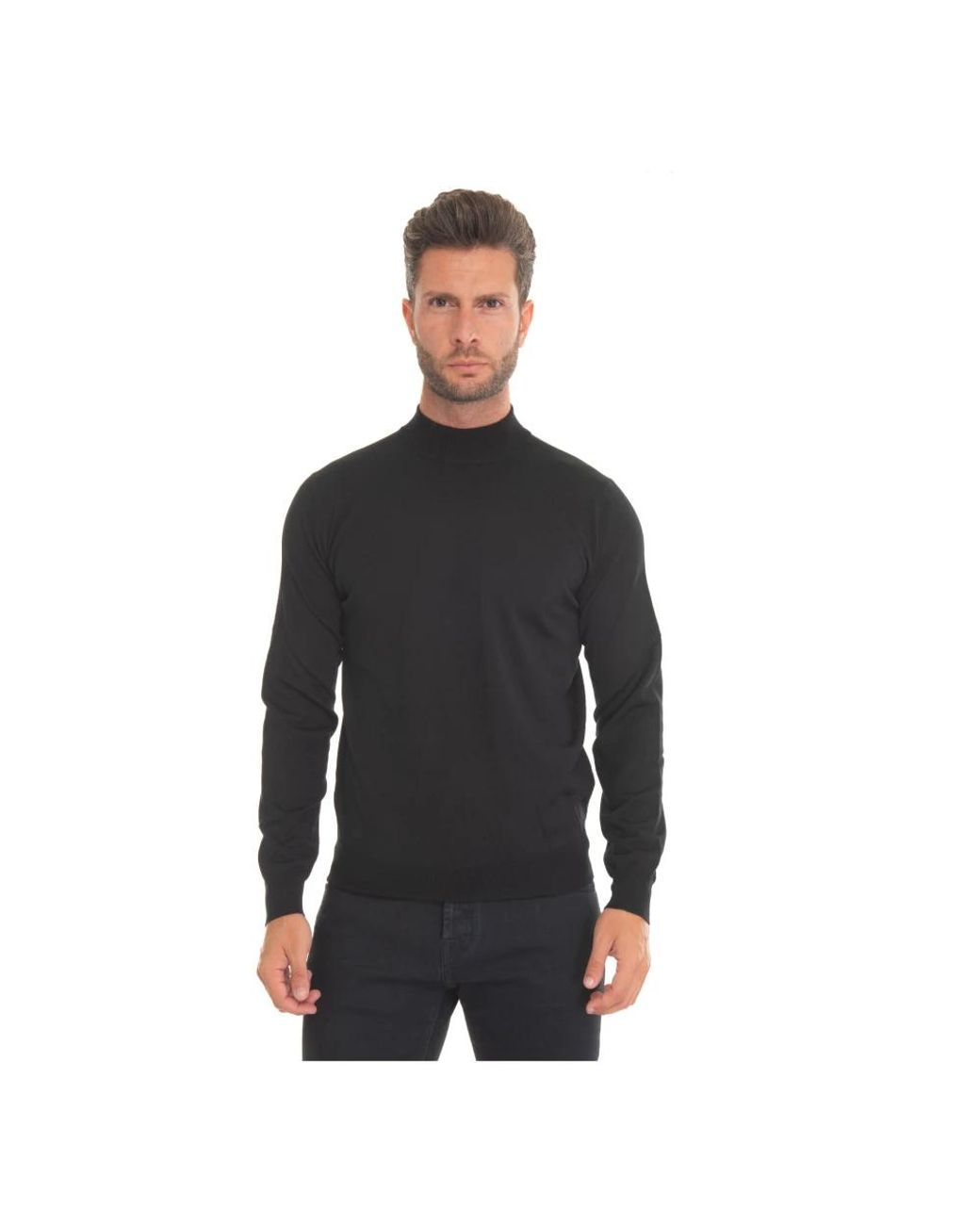 hindustrie Black Turtlenecks for men