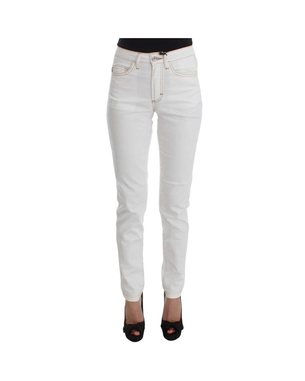 Roberto Cavalli Gray Slim-Fit Jeans