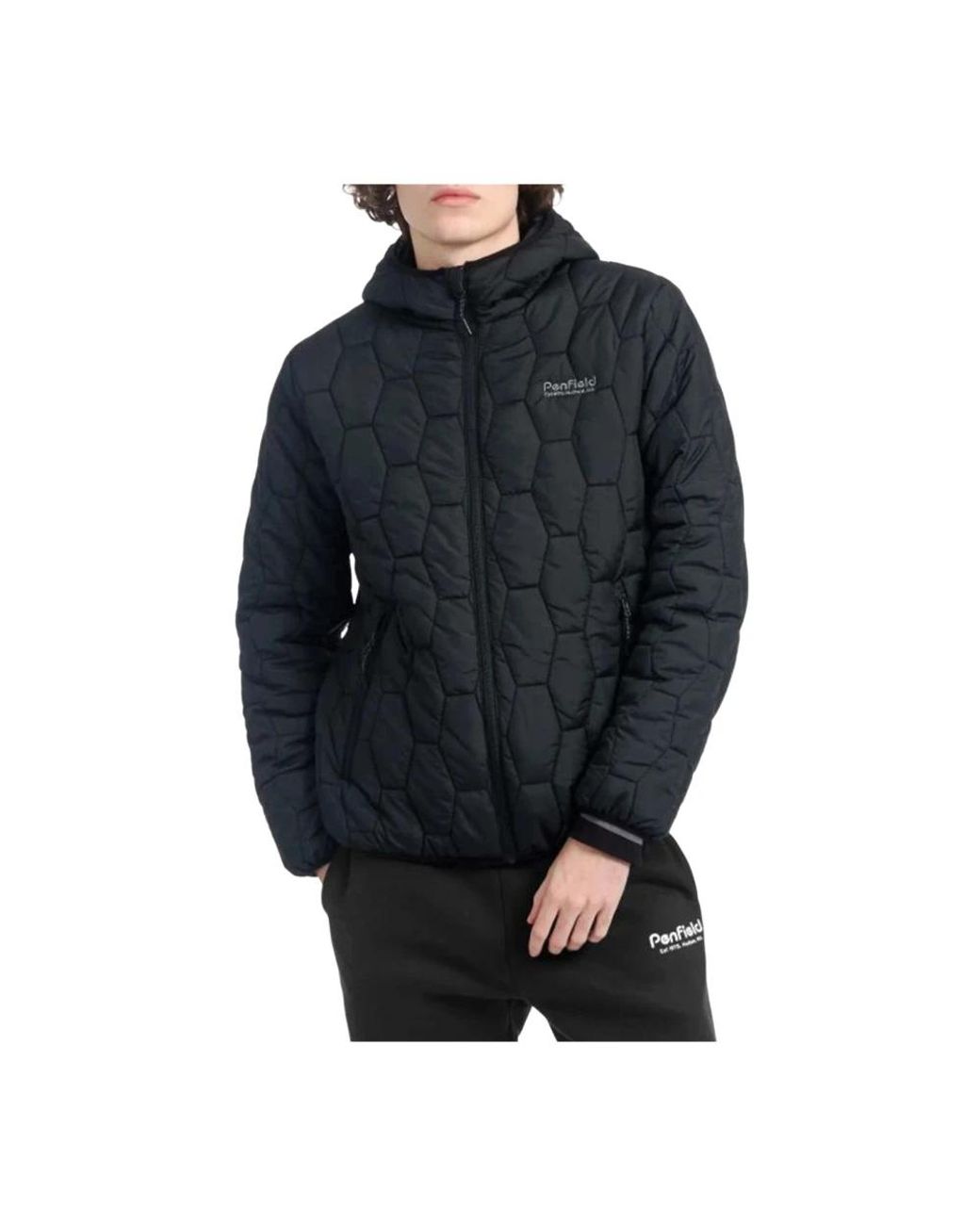 Penfield Hudson Script Hexagonal Quilt in Blue für Herren
