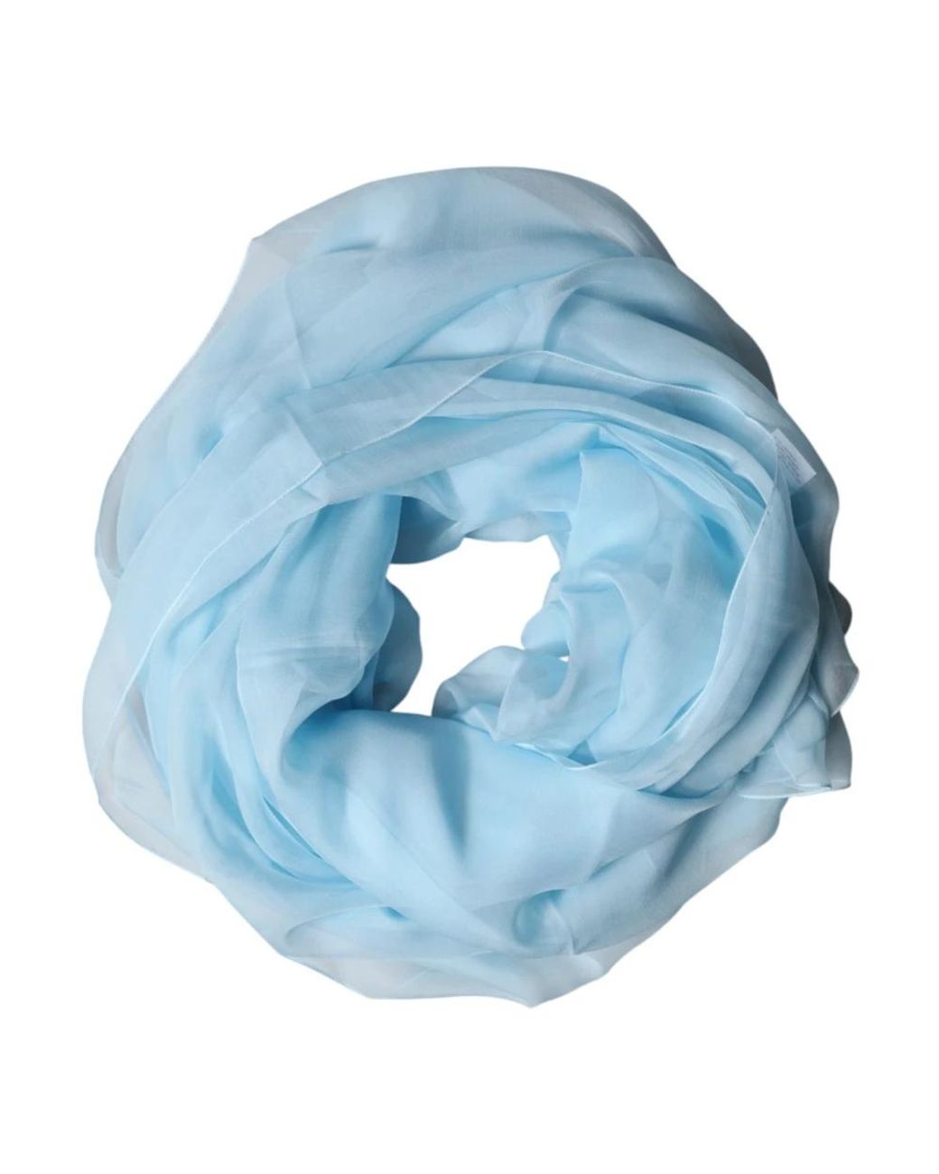 Dolce & Gabbana Blue Silky Scarves