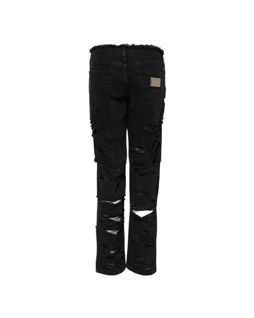 Dolce & Gabbana Black Slim Fit Jeans