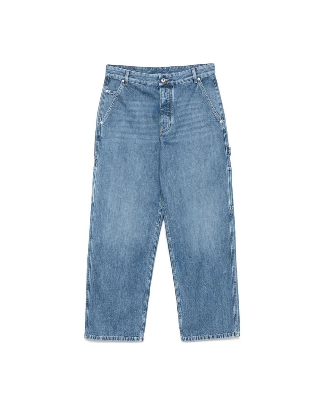 Bottega Veneta Blue Straight Fit Jeans for men