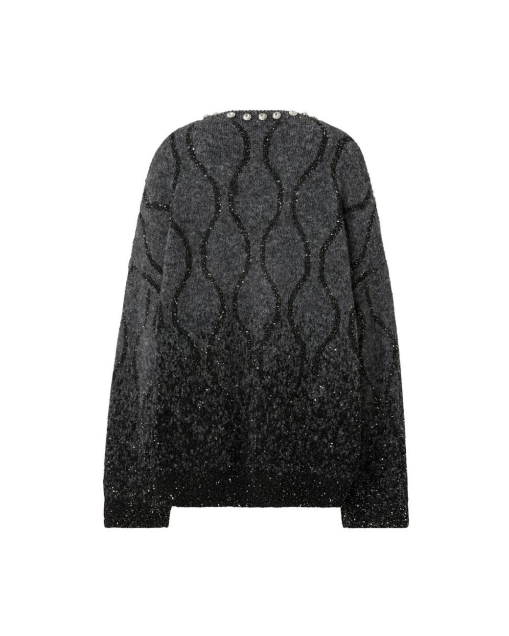 Pinko Black Round-Neck Knitwear