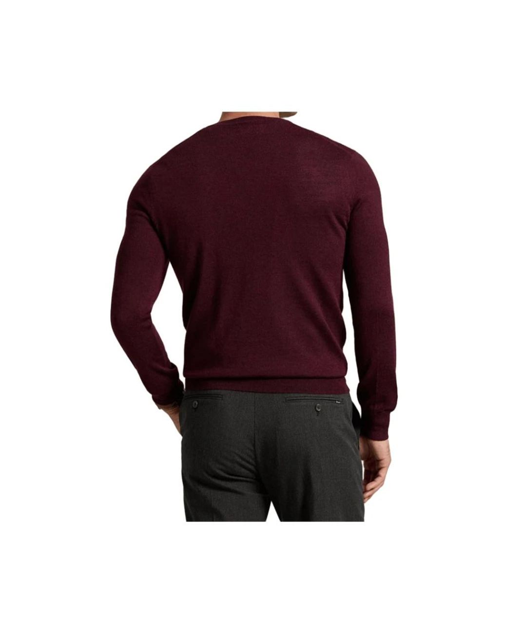Polo Ralph Lauren Purple Round-Neck Knitwear for men
