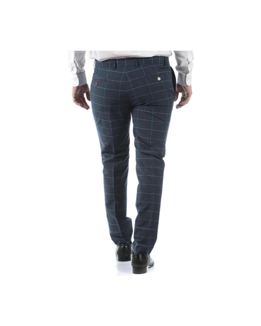 Daniele Alessandrini Blue Slim-Fit Trousers for men