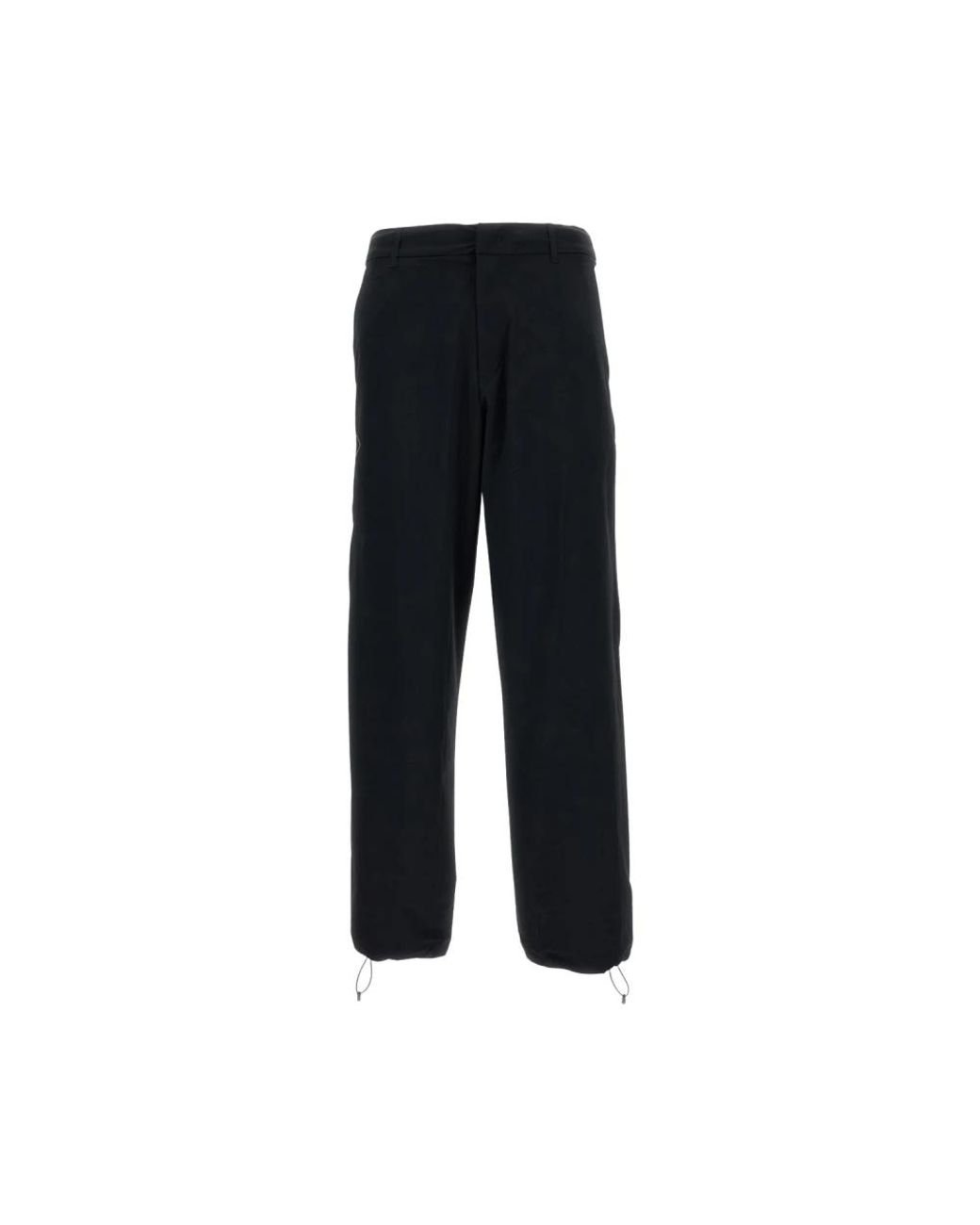 Pas Normal Studios Black Straight Trousers for men
