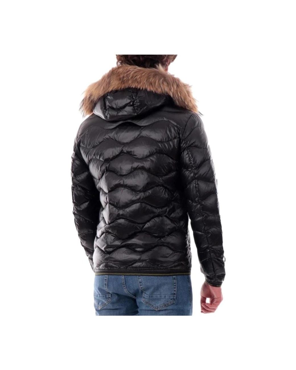 Winter Jackets Blauer pour homme en coloris Black