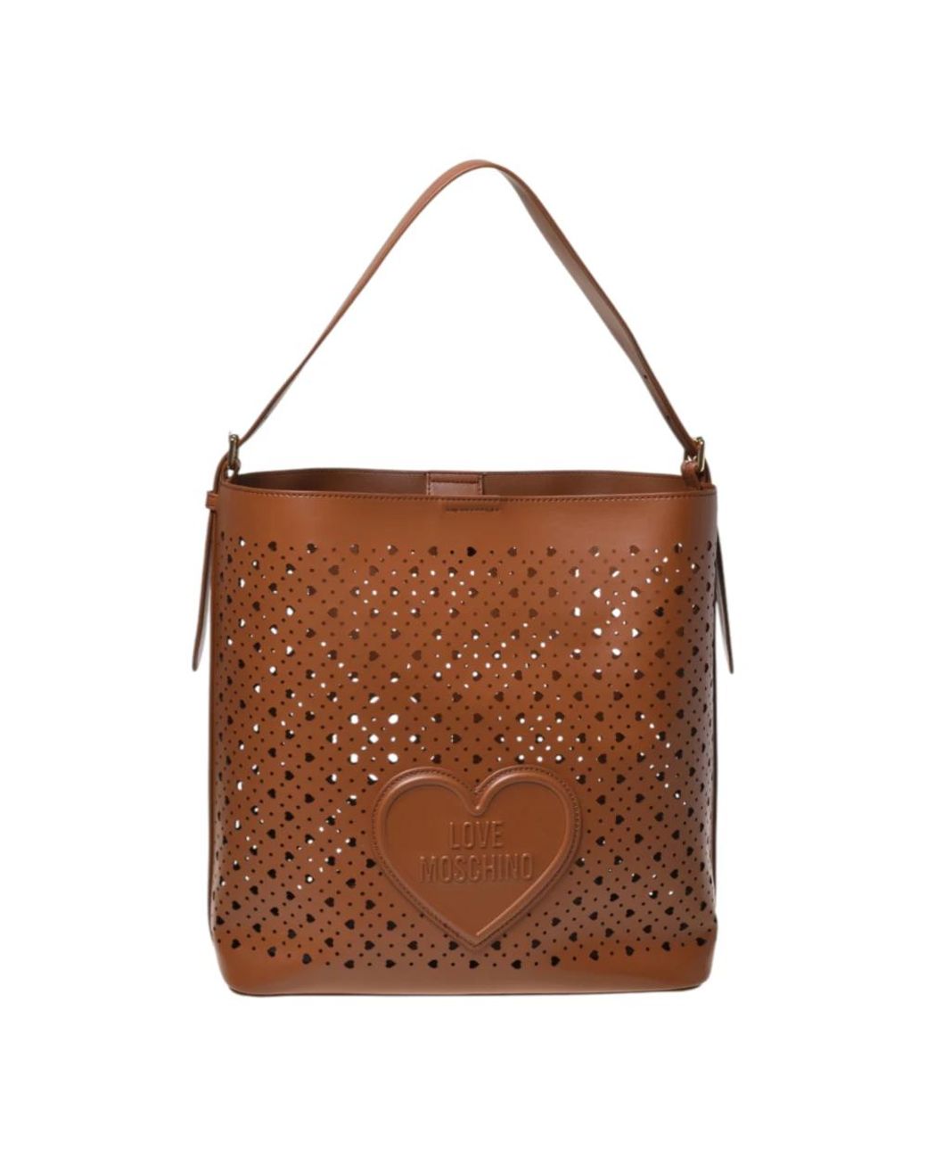 Love Moschino Brown Shoulder Bags