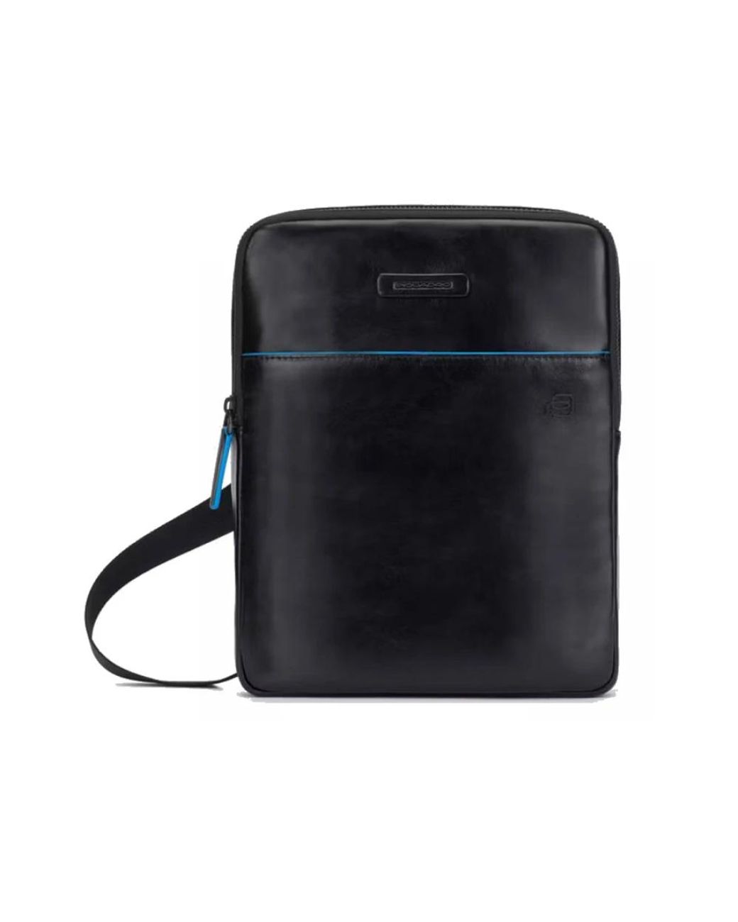 Piquadro Black Cross Body Messenger for men