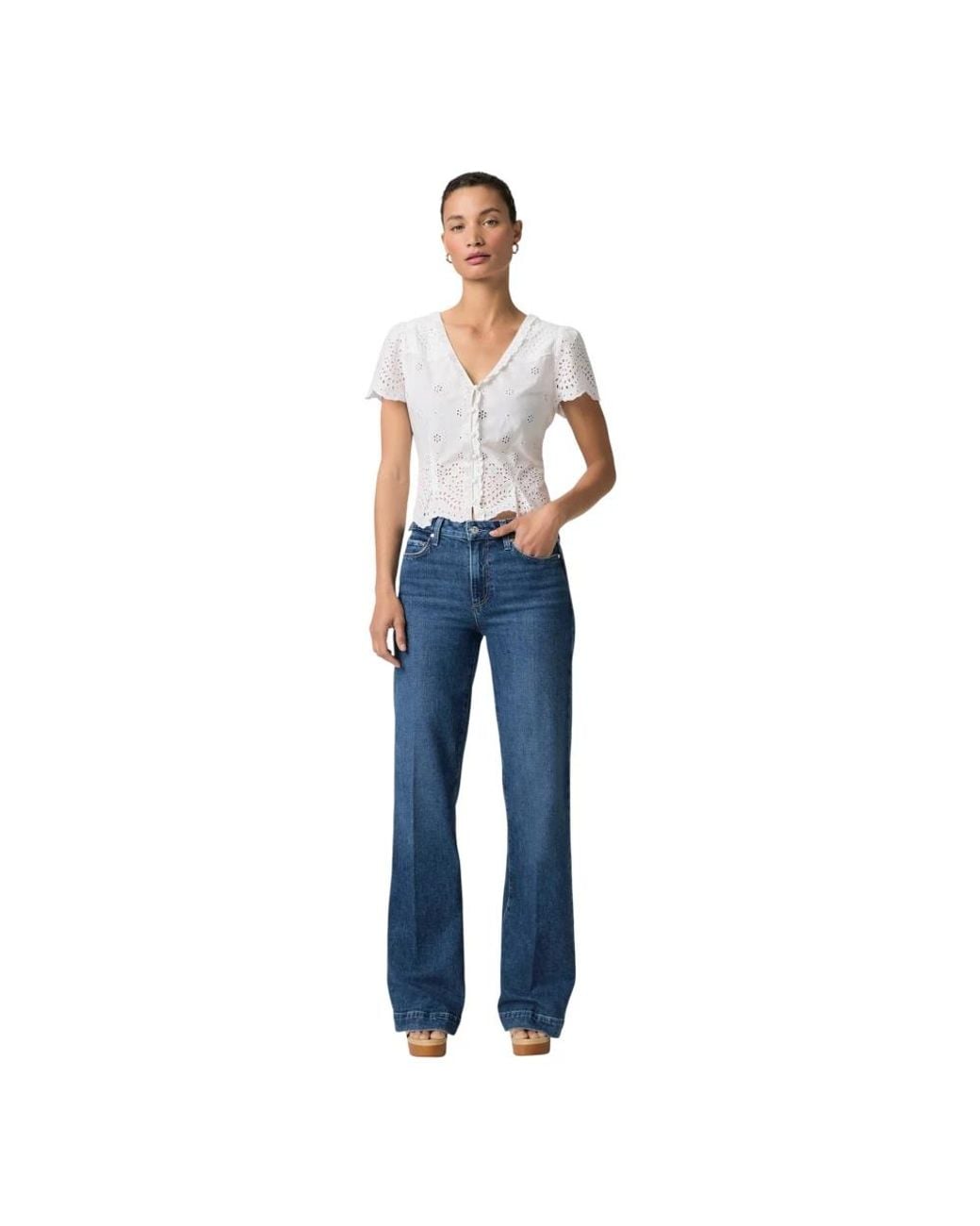 PAIGE Blue Flare Jeans