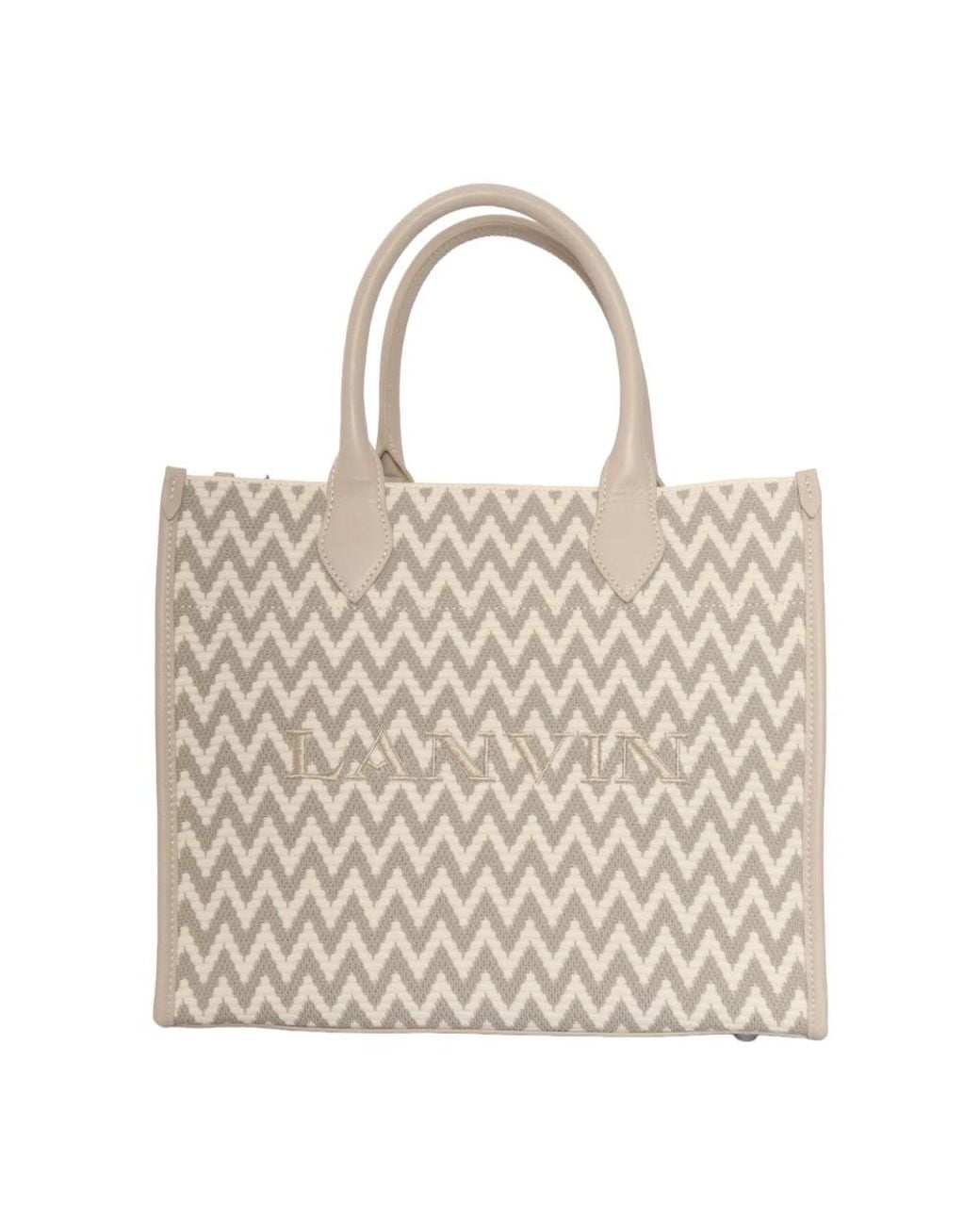 Lanvin Natural Shopping Bags