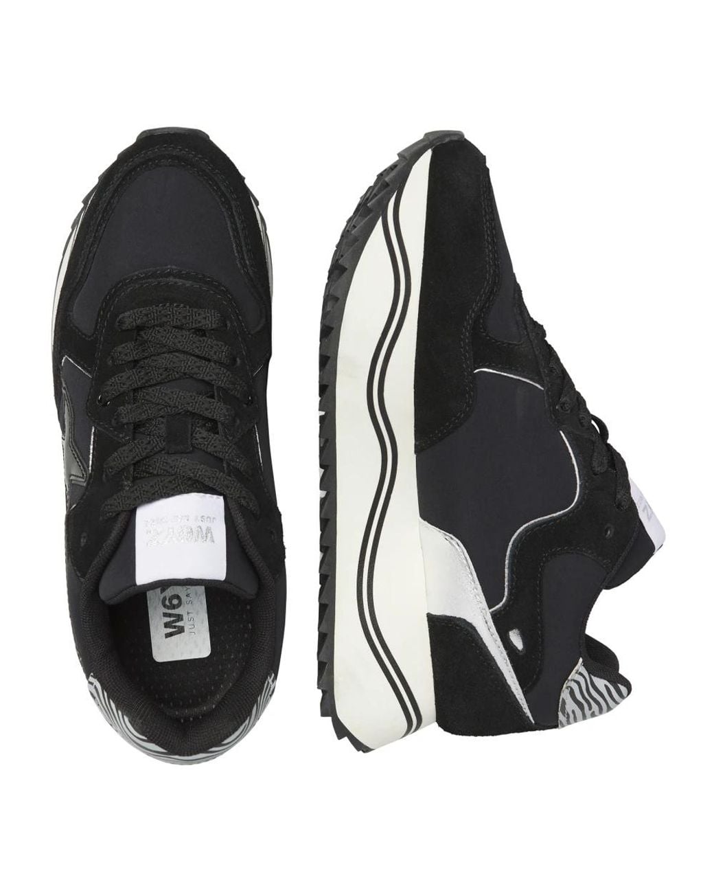W6yz Black Sneakers