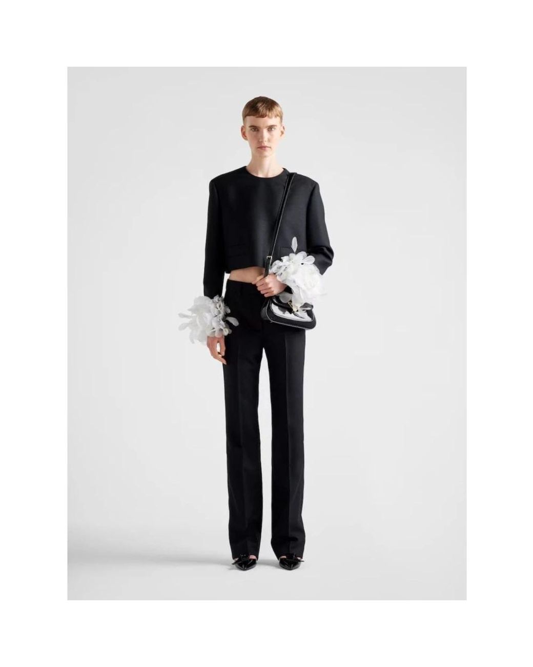 Prada Black Straight Trousers