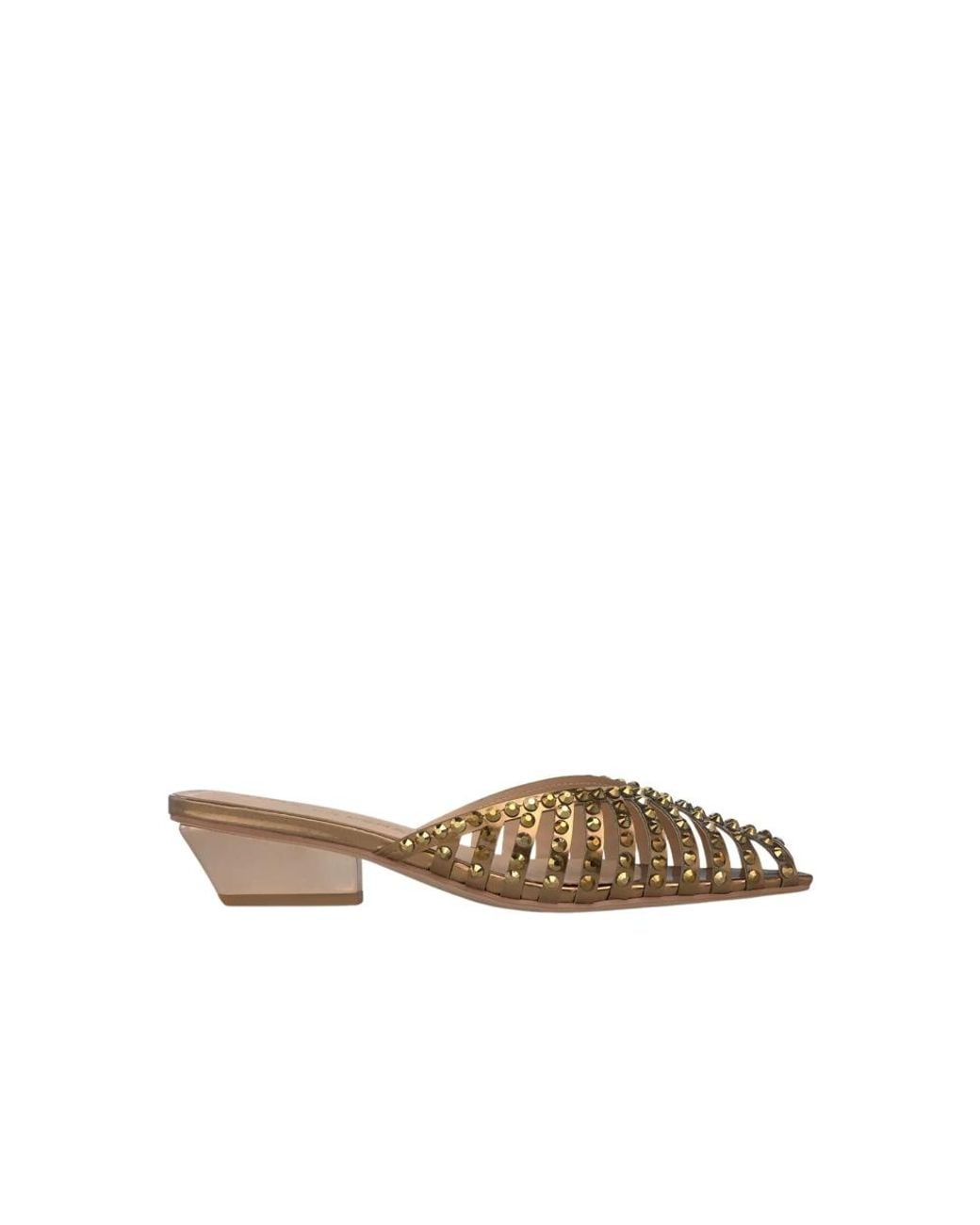 Alma En Pena. Brown Heeled Mules