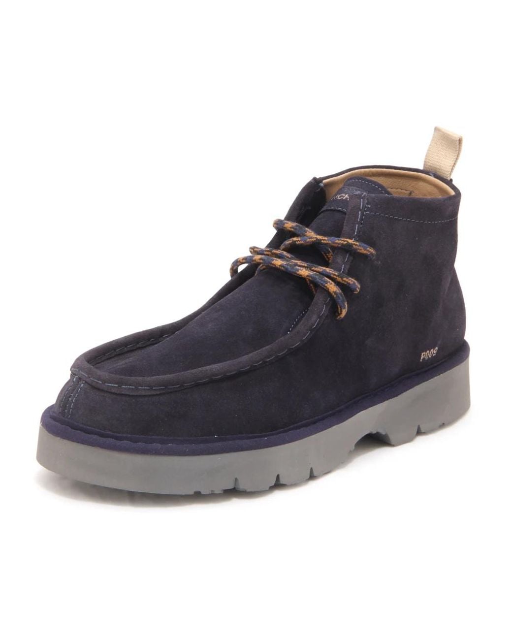 Pànchic Blue Lace-Up Boots for men