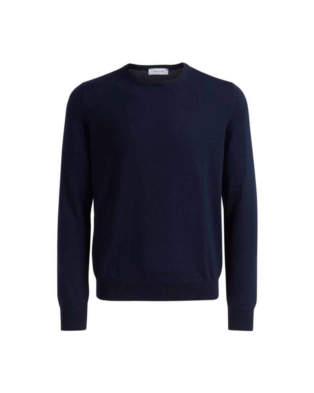 Gran Sasso Blue Round-Neck Knitwear for men