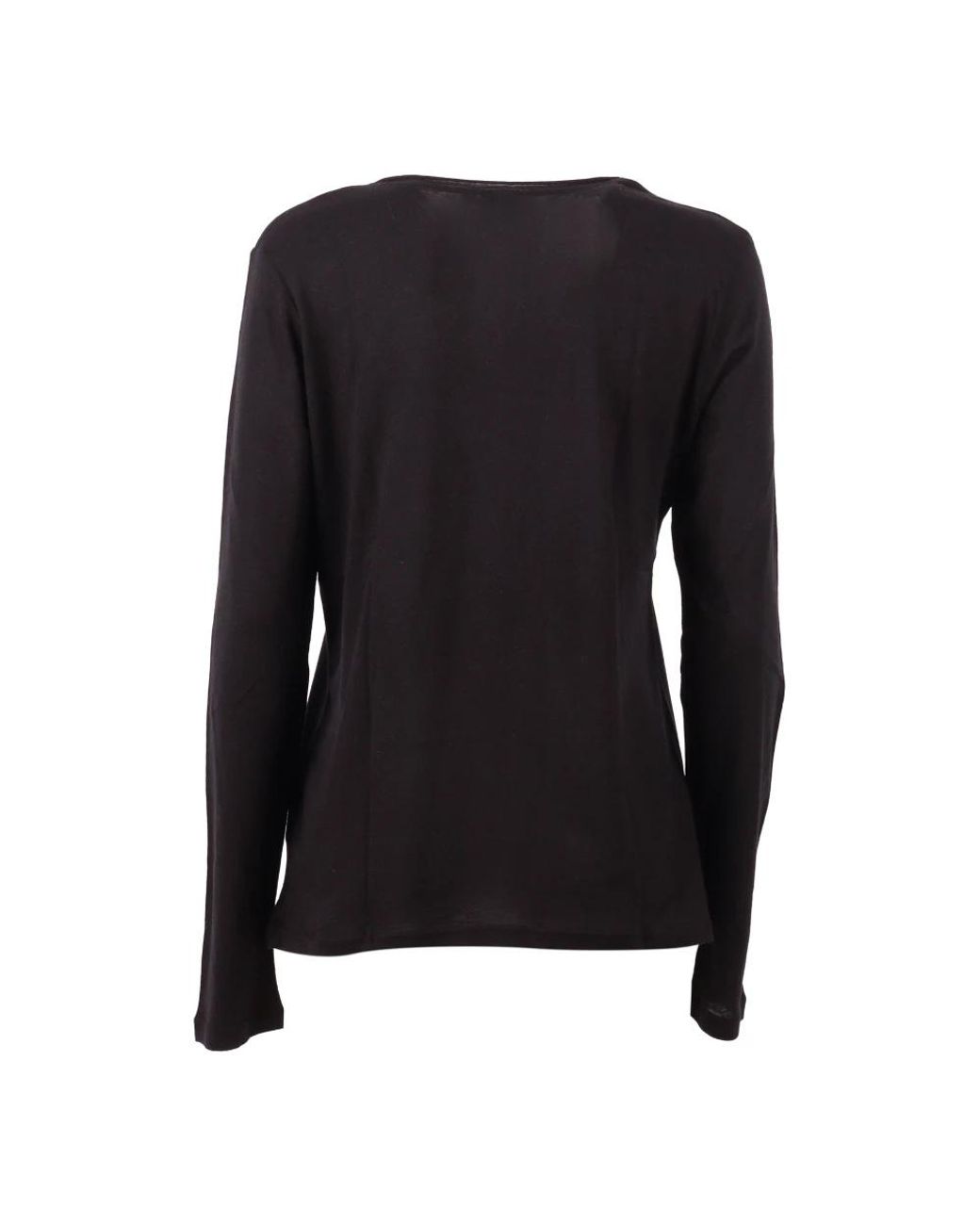 Majestic Filatures Black Long Sleeve T-Shirts