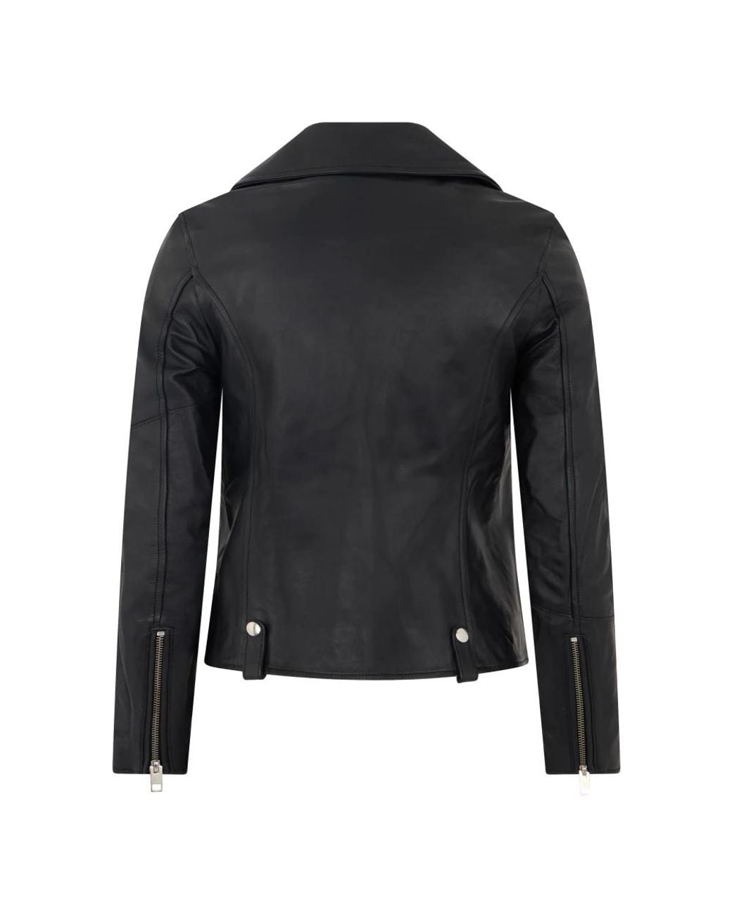 DIESEL Black Leather Jackets