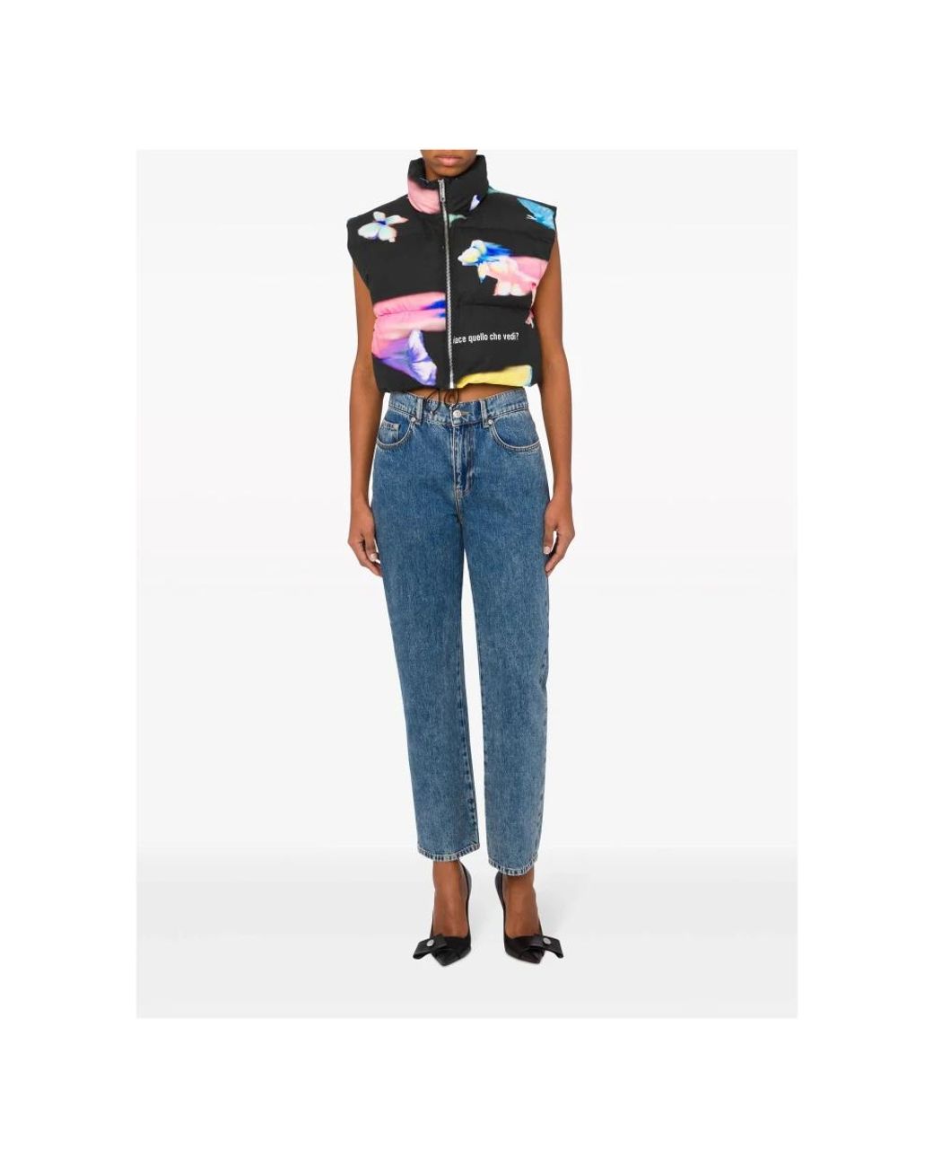 Vests Moschino en coloris Black