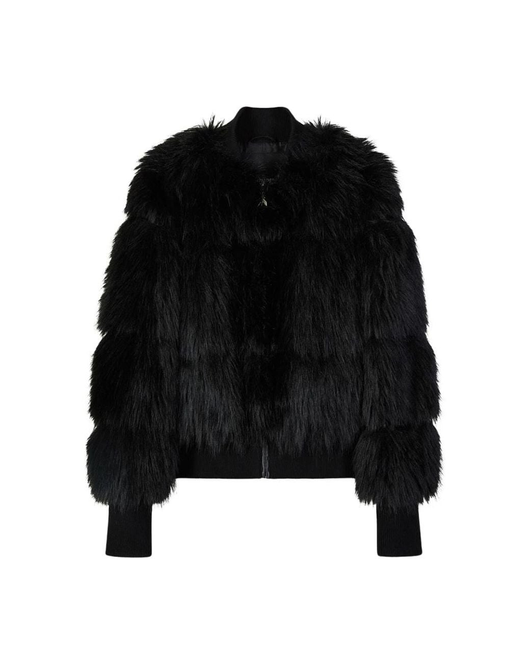 Patrizia Pepe Black Faux Fur & Shearling Jackets
