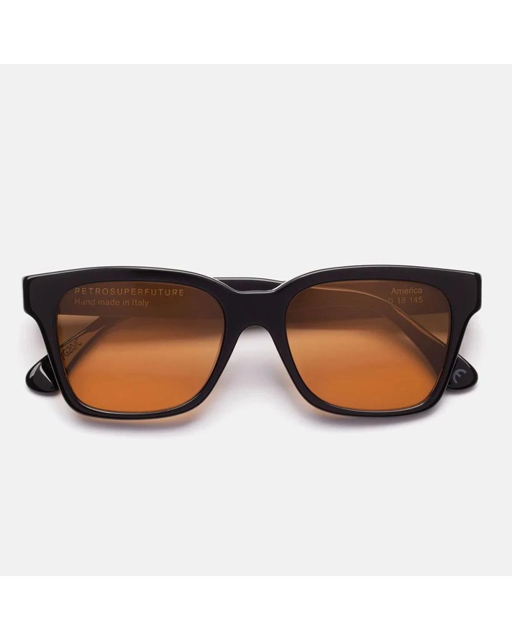 Retrosuperfuture Black Sunglasses for men