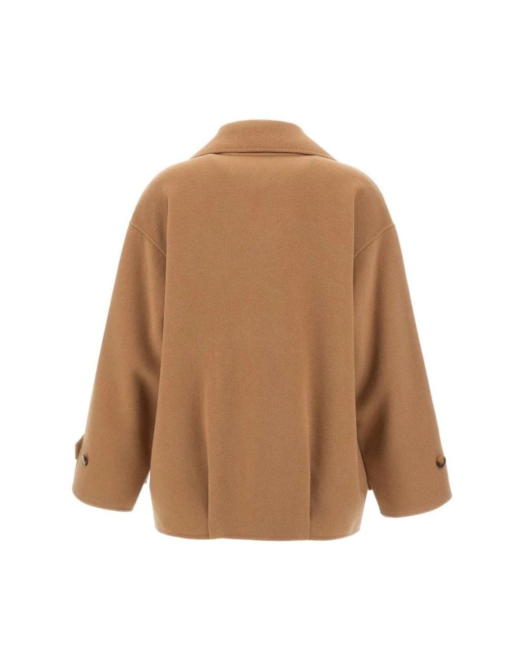 Marella Brown Double-Breasted Coats