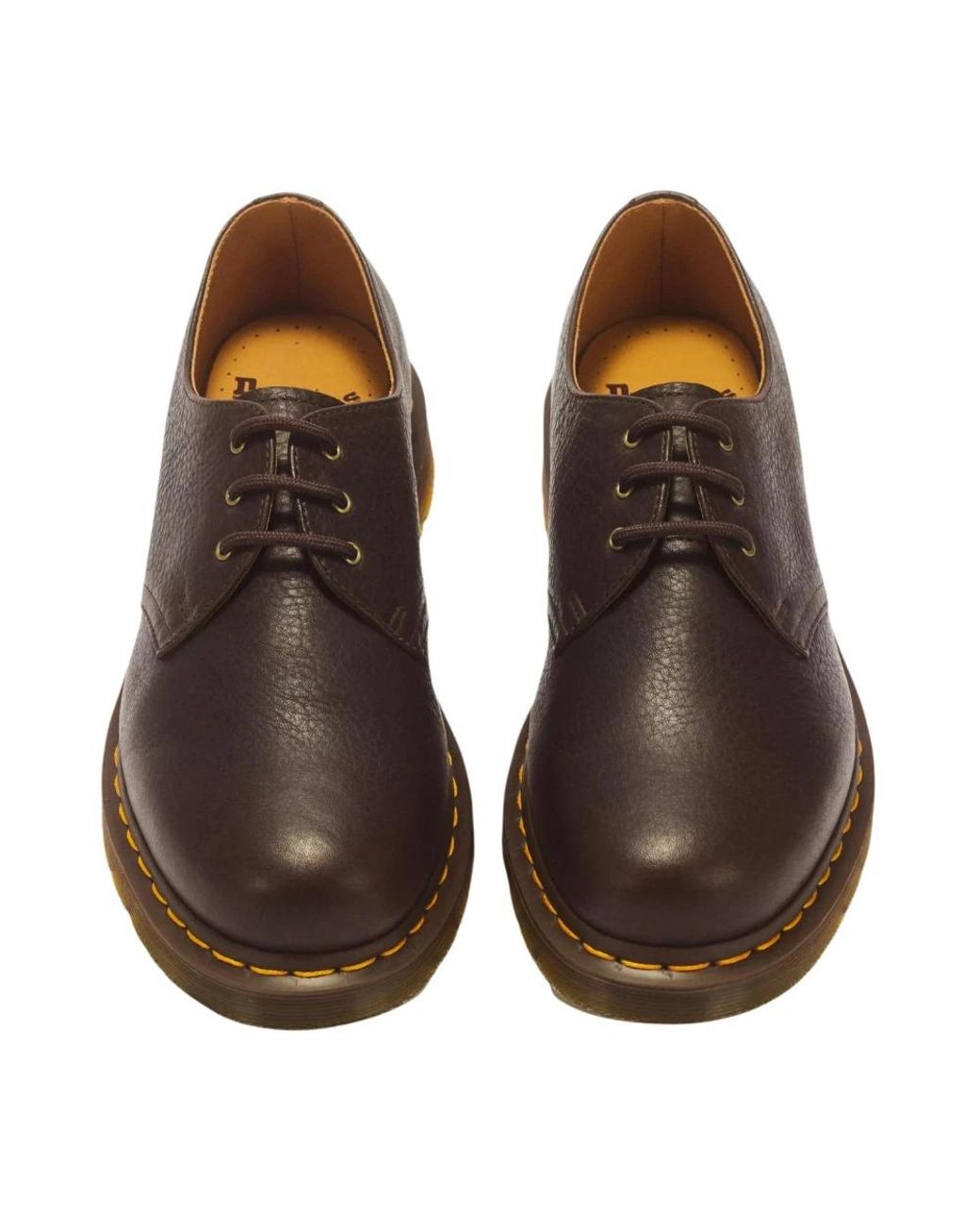 Dr. Martens Brown Laced Shoes for men