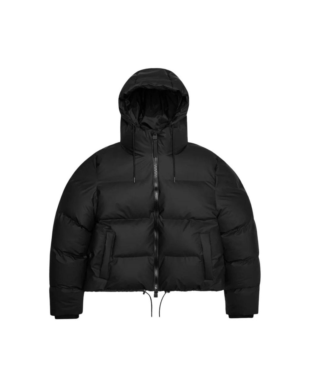Rains Black Winter Jackets