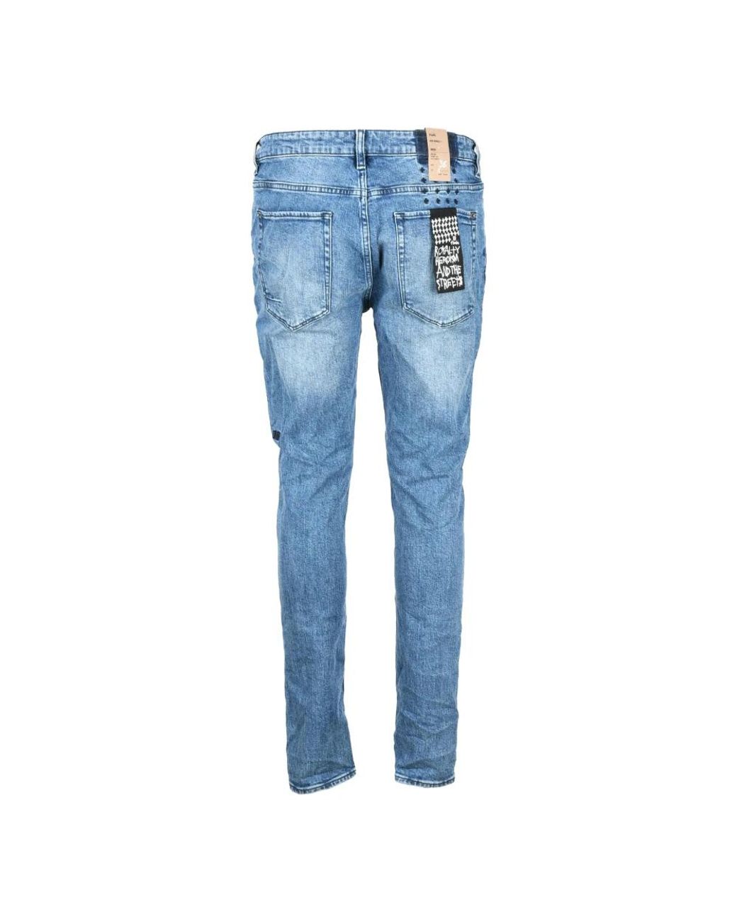 Ksubi Blue Skinny Fit Jeans for men