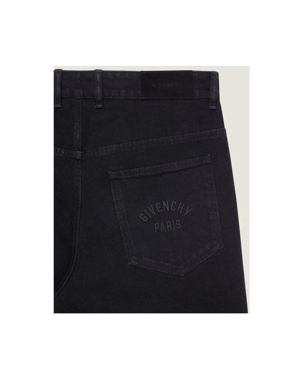 Givenchy Black Straight Fit Jeans for men
