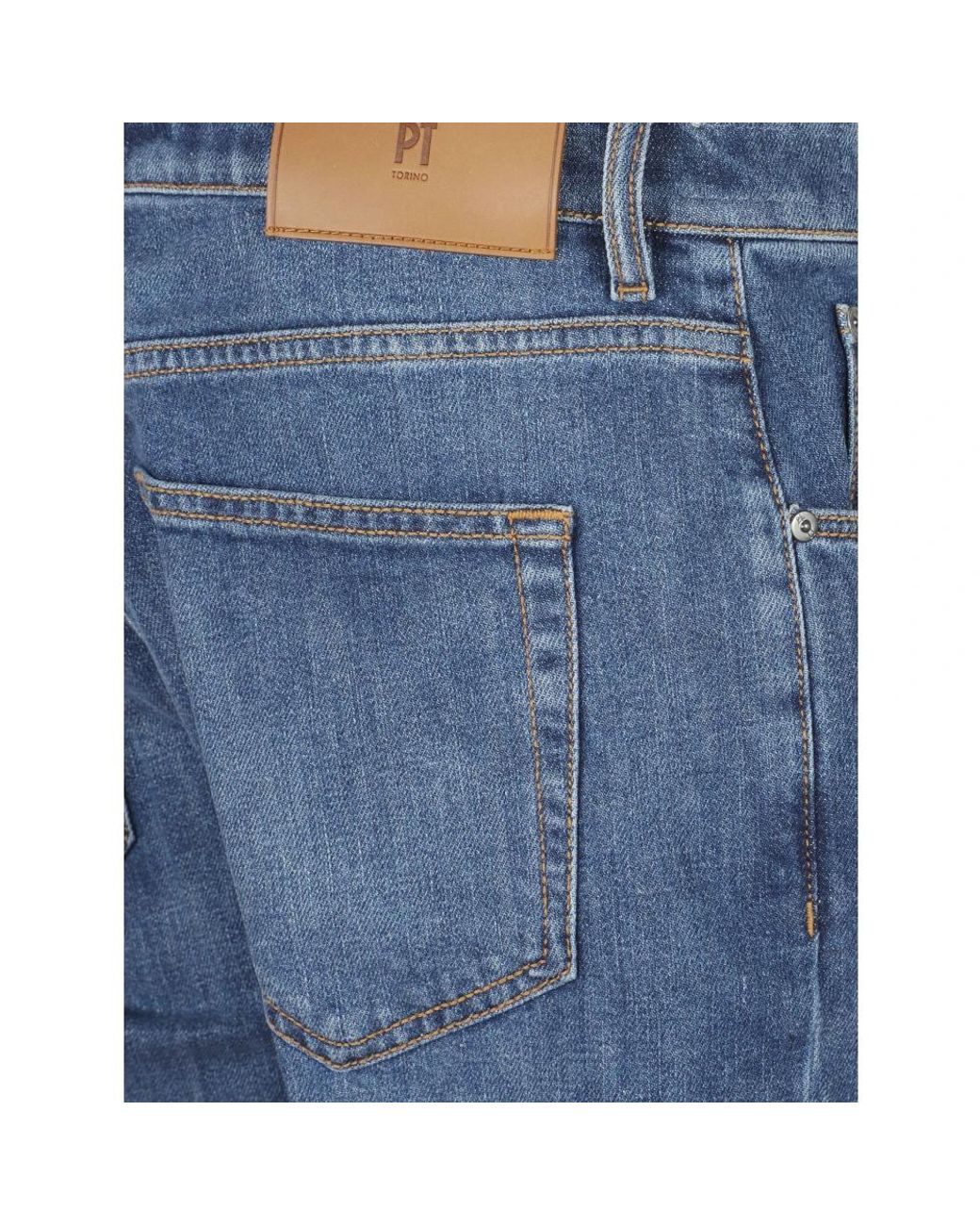 PT Torino Blue Slim Fit Jeans for men