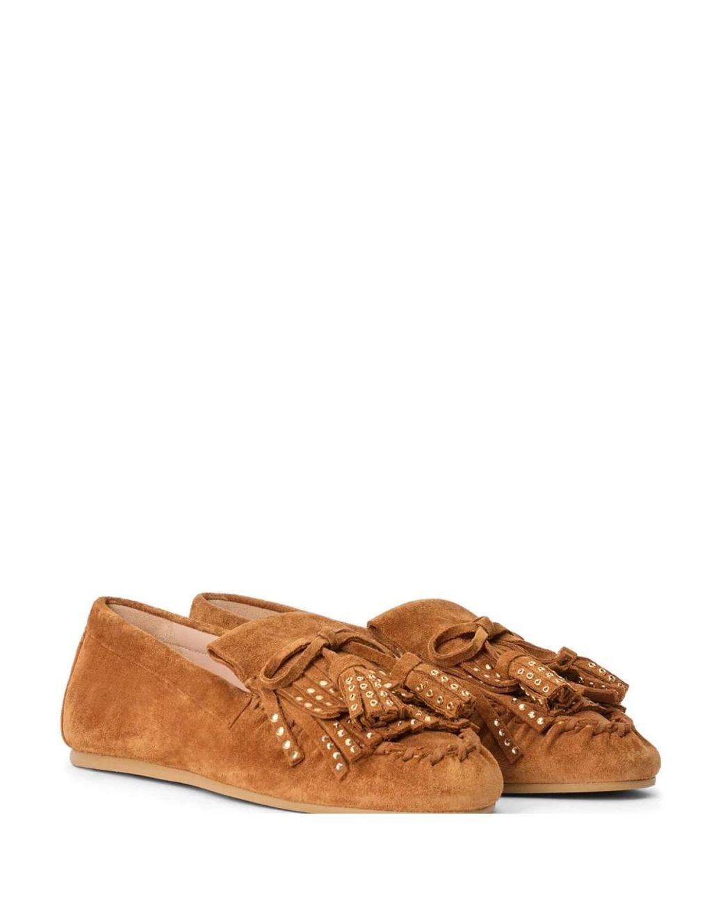 Stuart Weitzman Brown Loafers