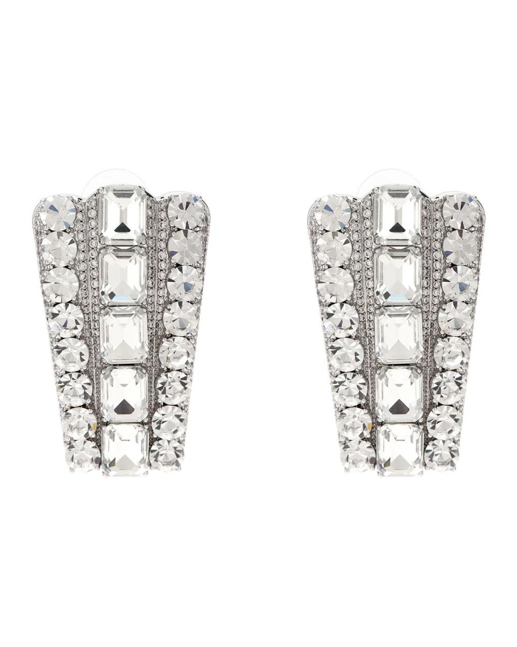 Self-Portrait Metallic Earrings