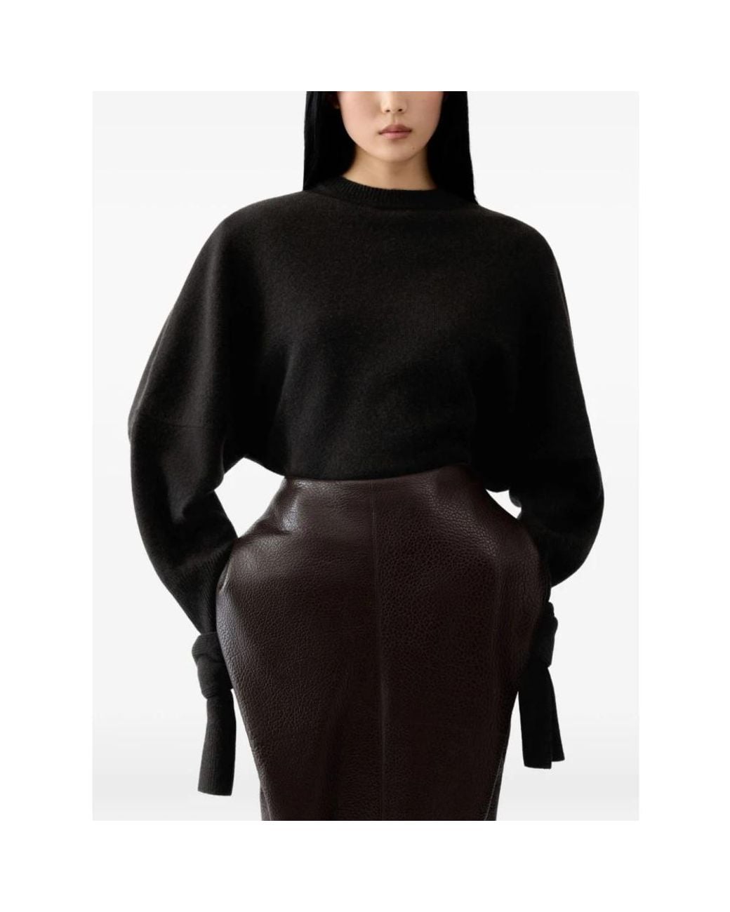 Jacquemus Black Le Pull Fiocco