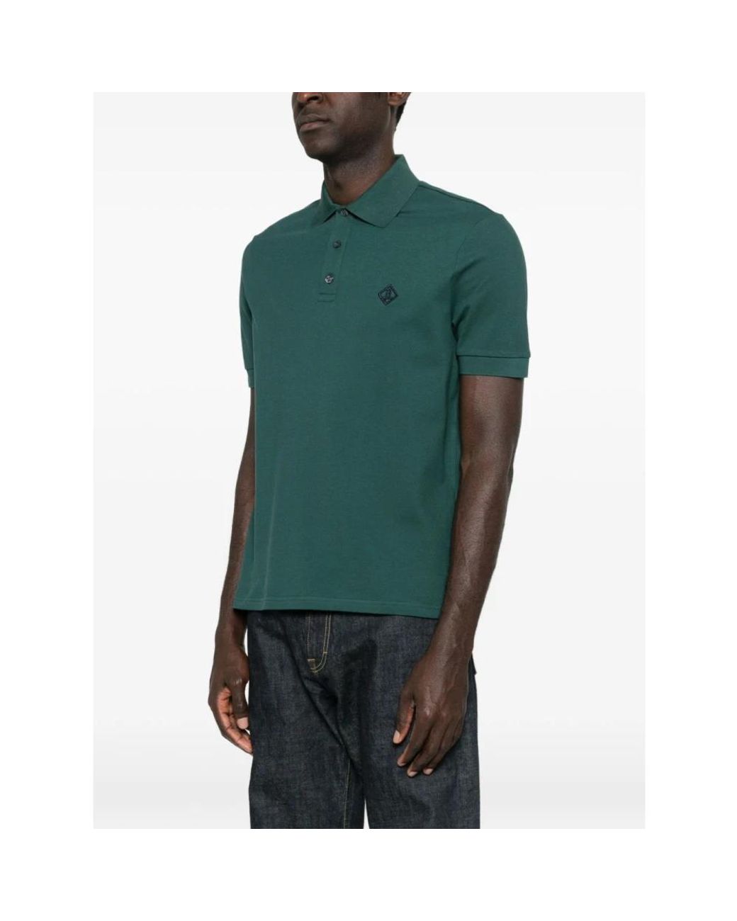 Herno Green Polo Shirts for men