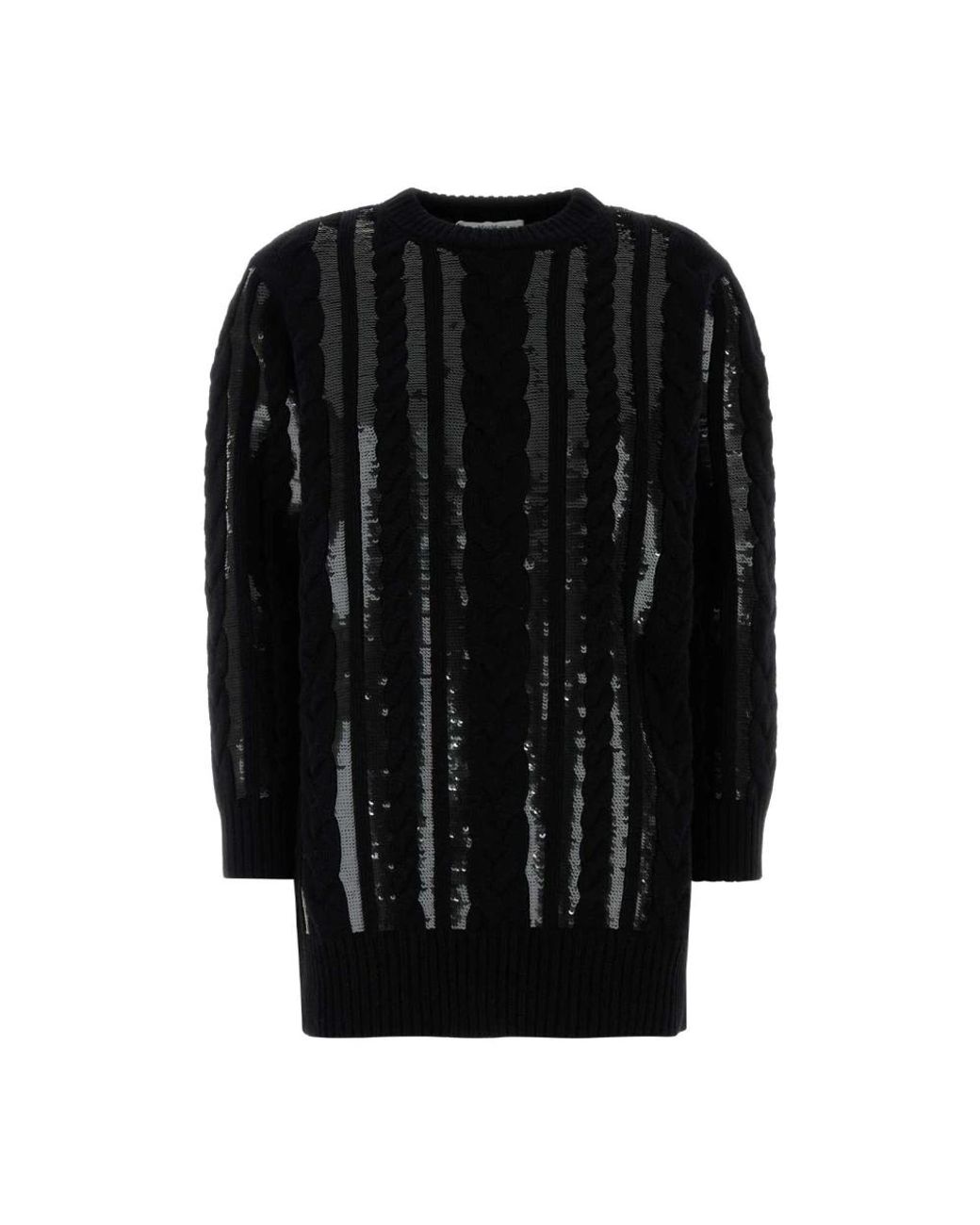 Max Mara Black Knitted Dresses