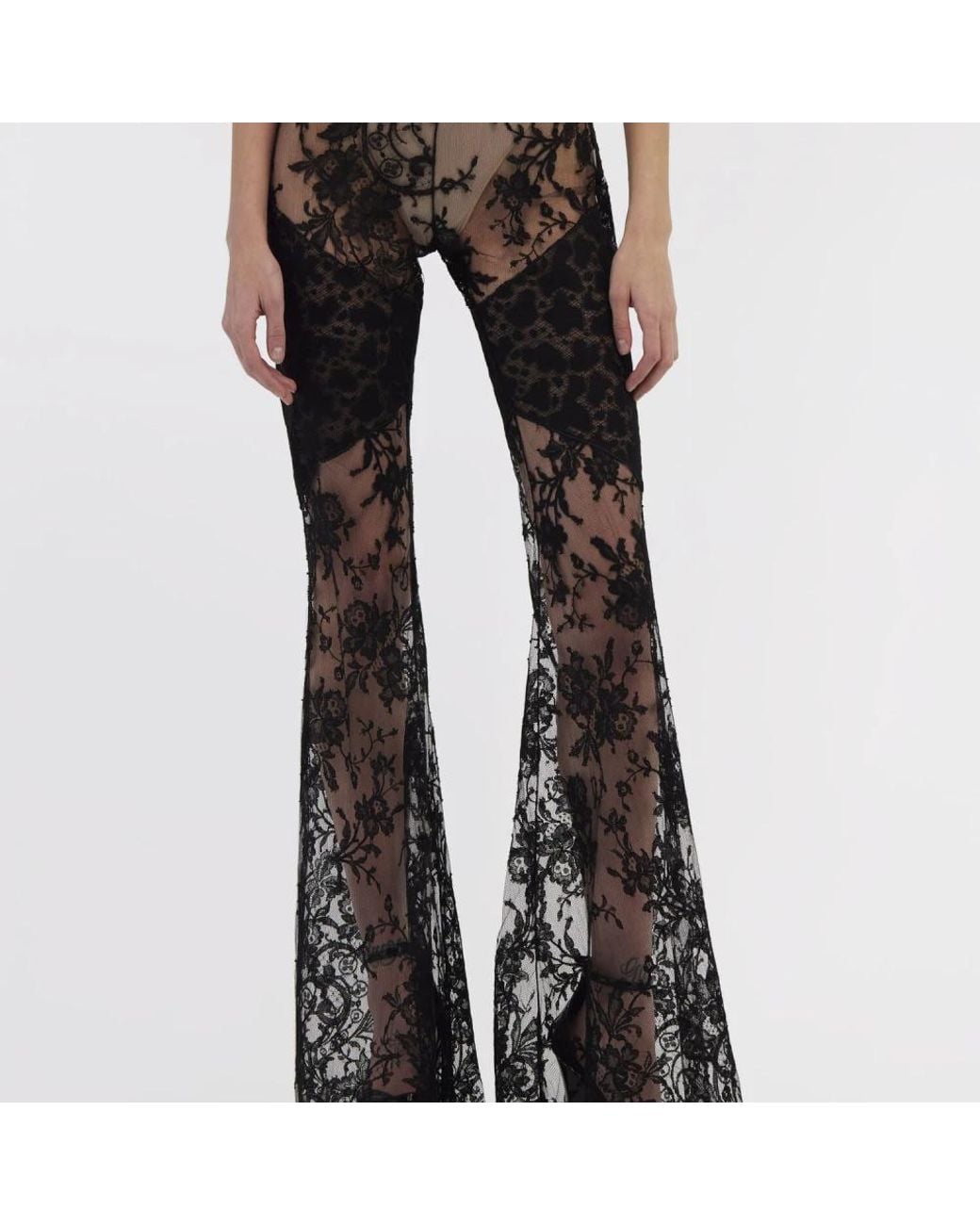 Roberto Cavalli Black Wide Trousers