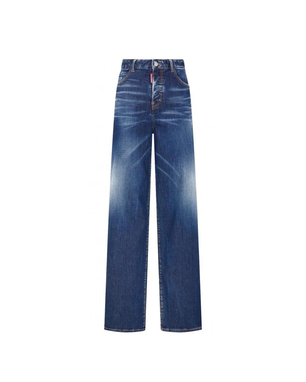 DSquared² Blue Straight Fit Jeans