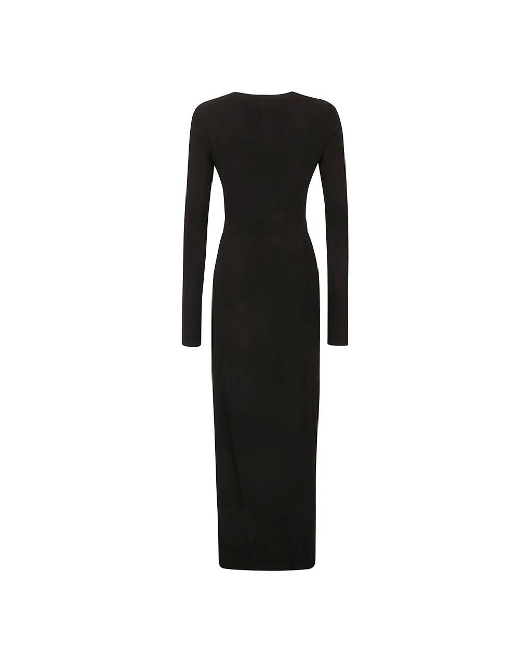 Norma Kamali Black Midi Dresses