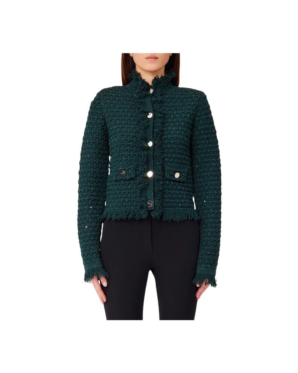 Liu Jo Blue Tweed Jackets