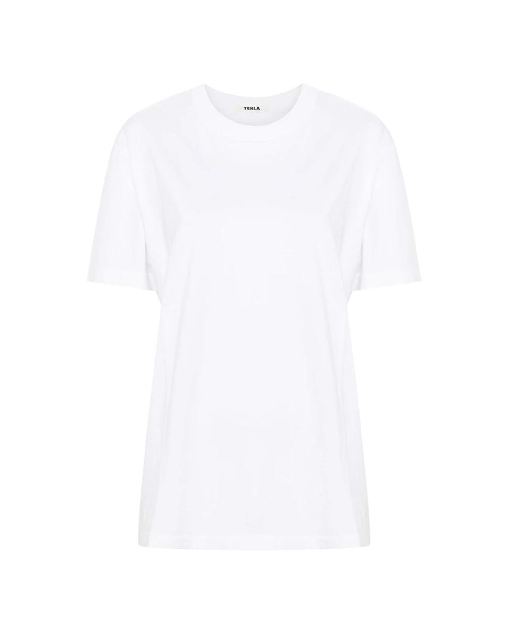Tekla T-Shirts in het White